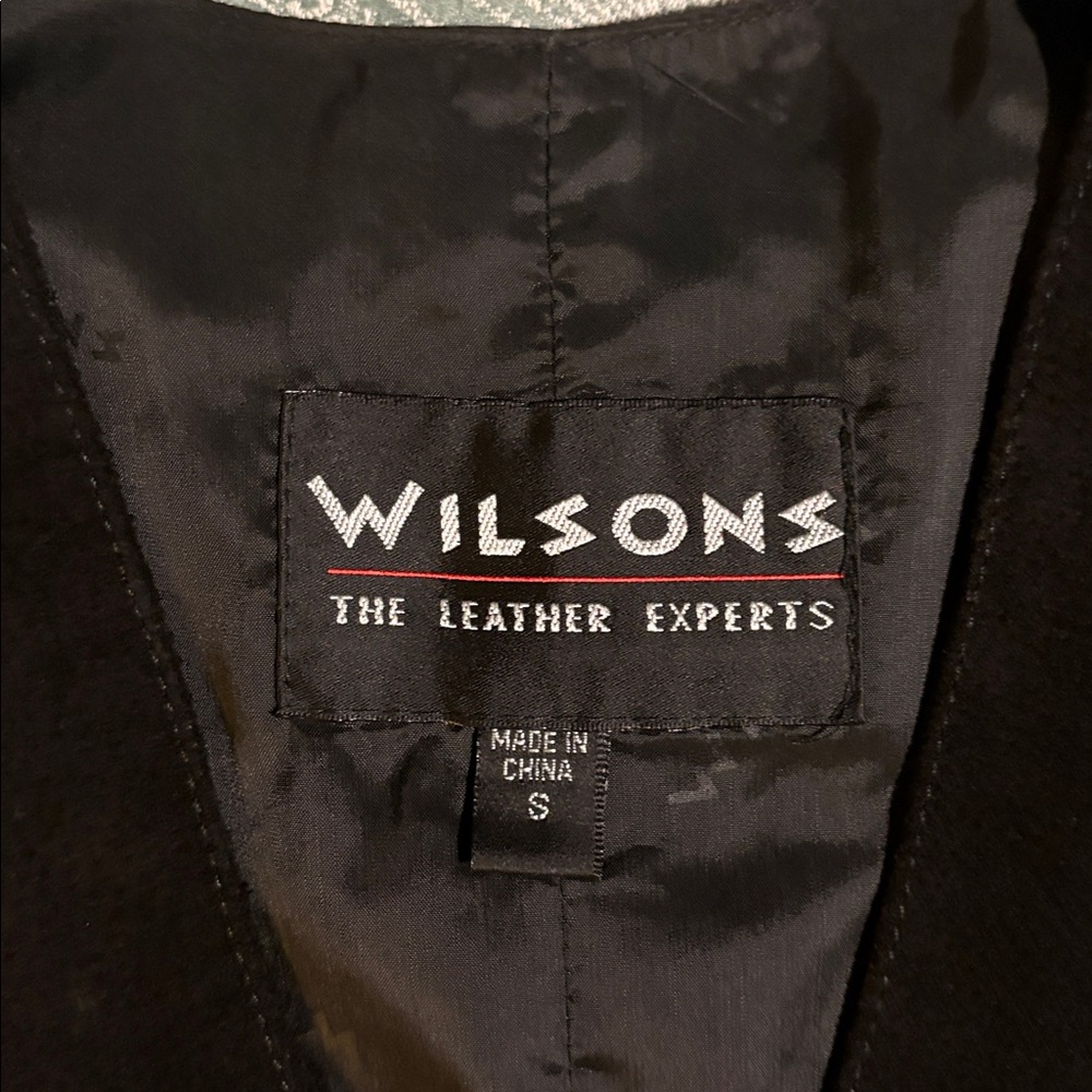 Wilson Black Leather Vest suede - Picture 2 of 8